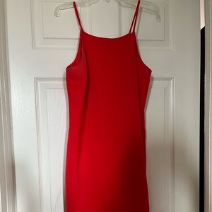 Banana republic knee length dress in coral